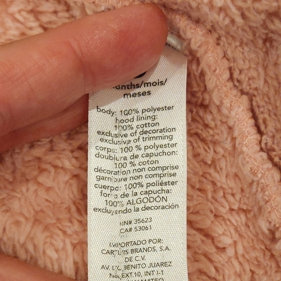 𝅺LOT of 2 Baby Girl's Jackets, 6 and 12 months - Picture 5 of 12